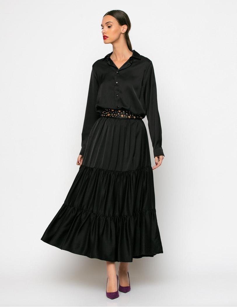 Suzanne-Black Maxi Dress...