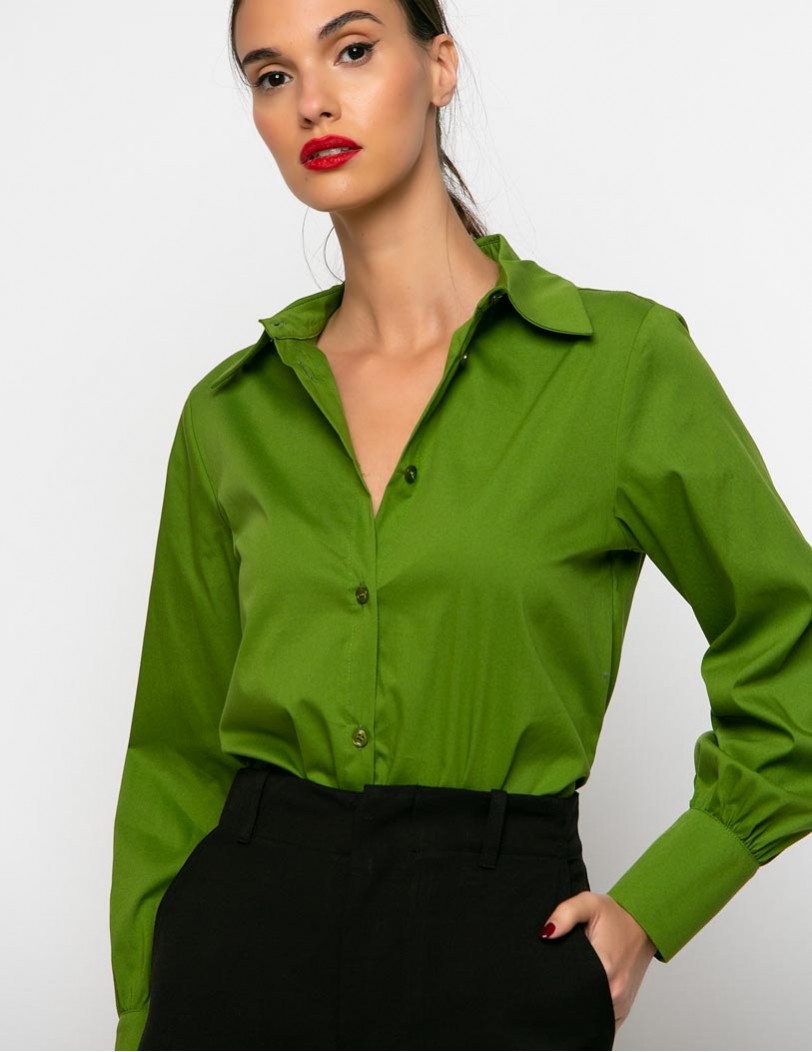 Rianna-green Shirt with...