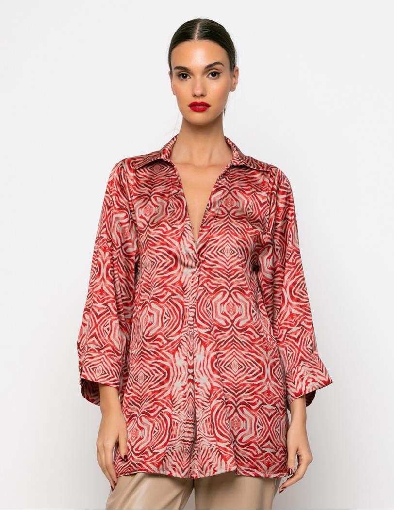 Samantha-Printed Shirt