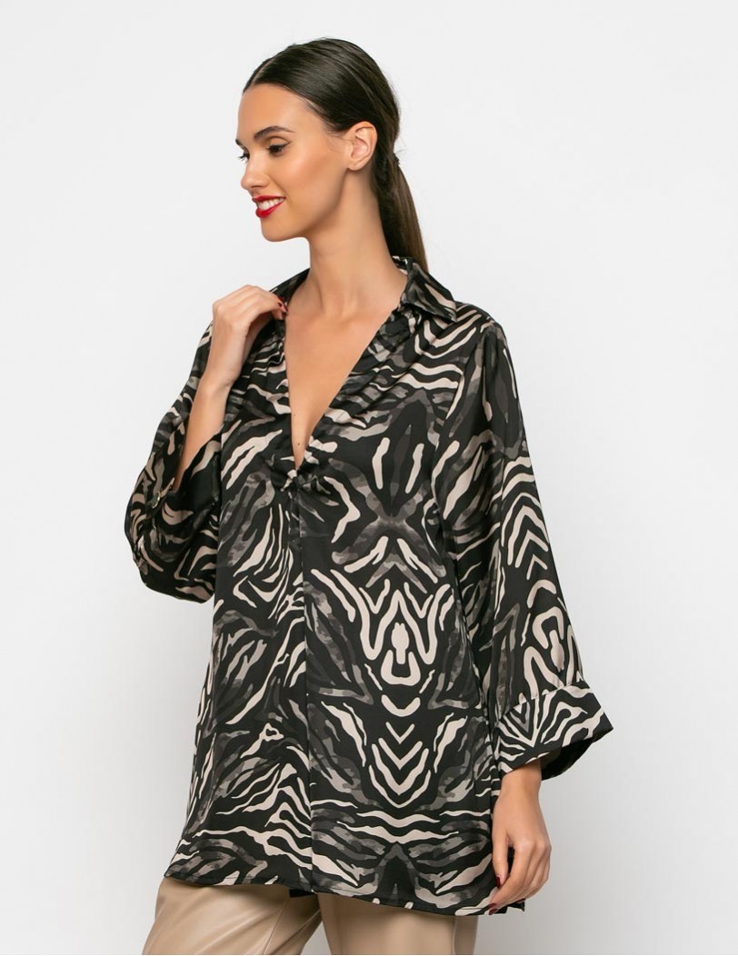 Samantha-Printed Shirt