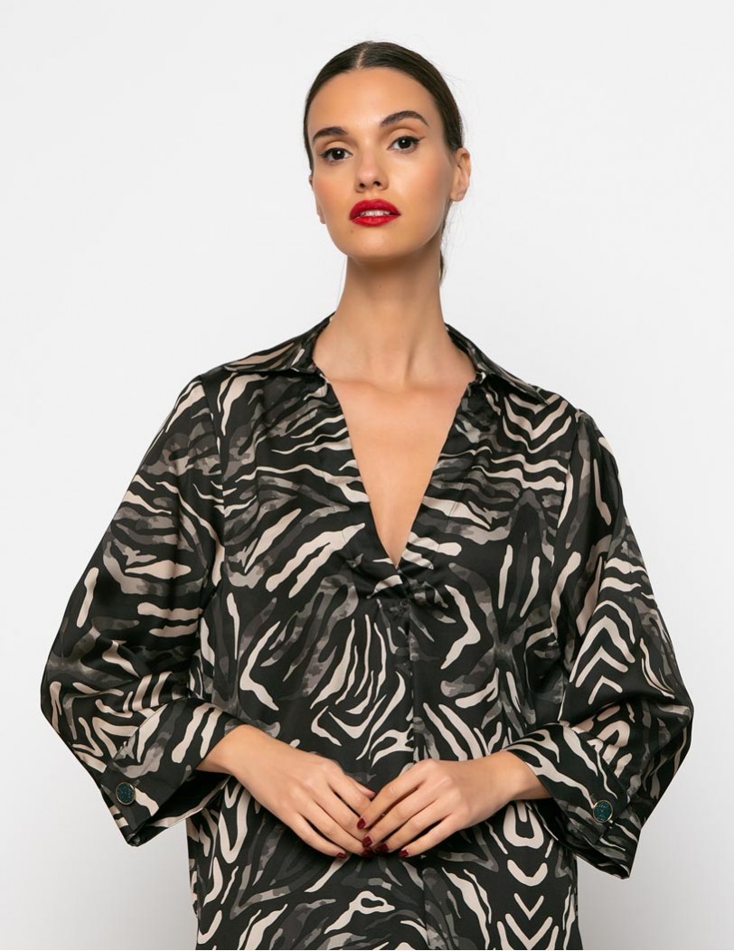 Samantha-Printed Shirt