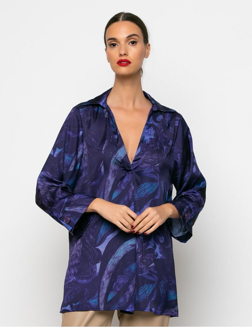 Samantha-Printed Shirt