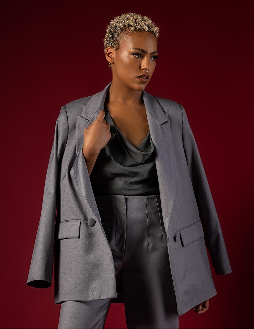 FW 113-2025 Grey Blazer...