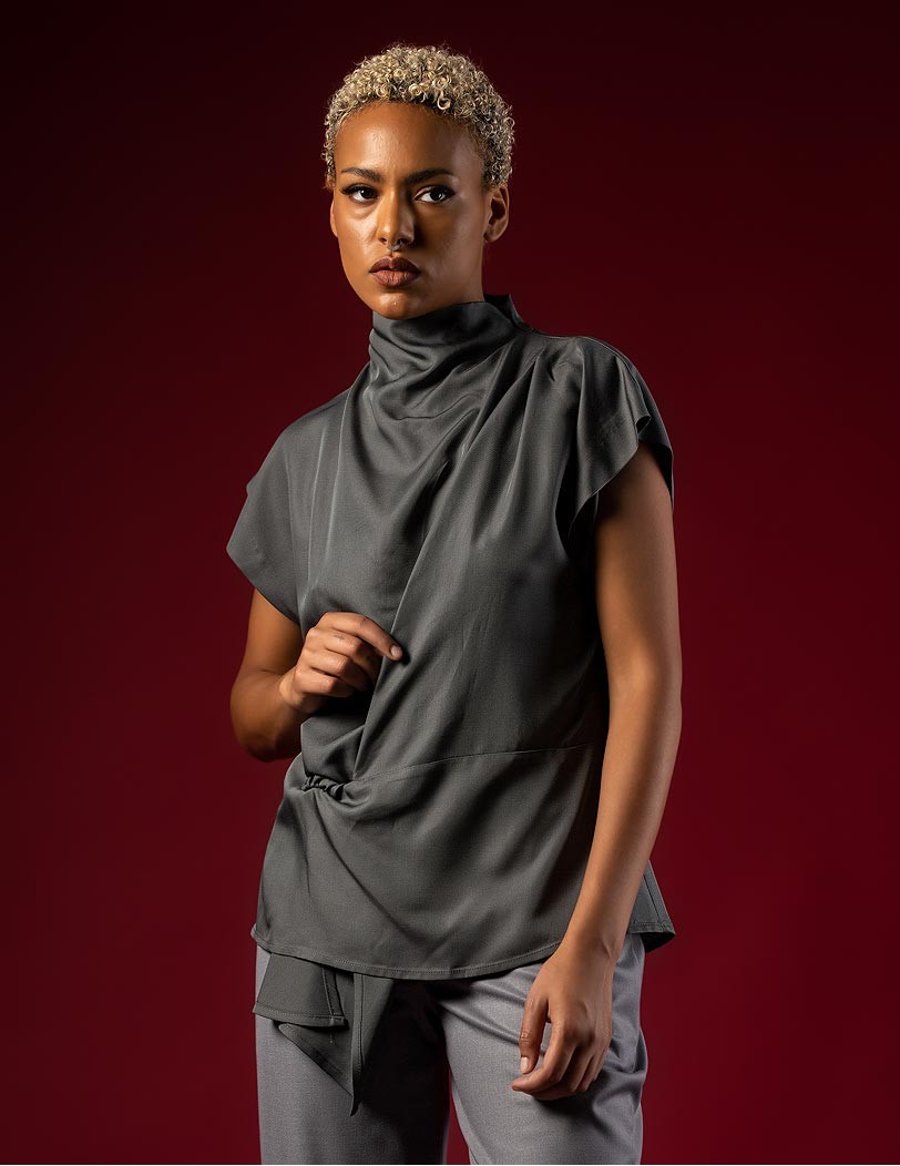 FW 103-2025 Grey Blouse...