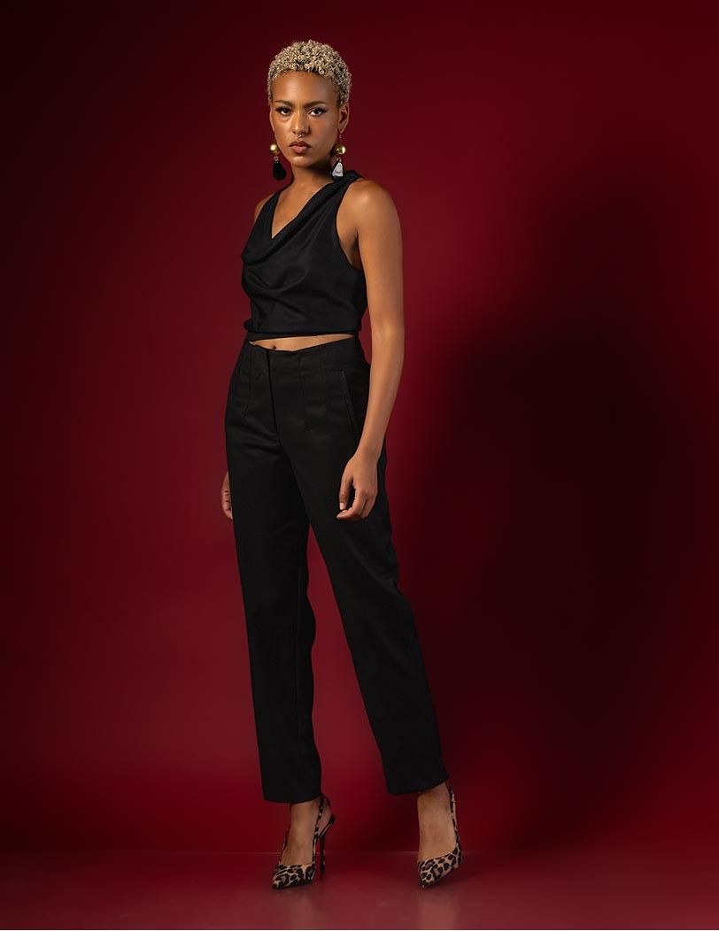 FW 110-2025 black Pants...