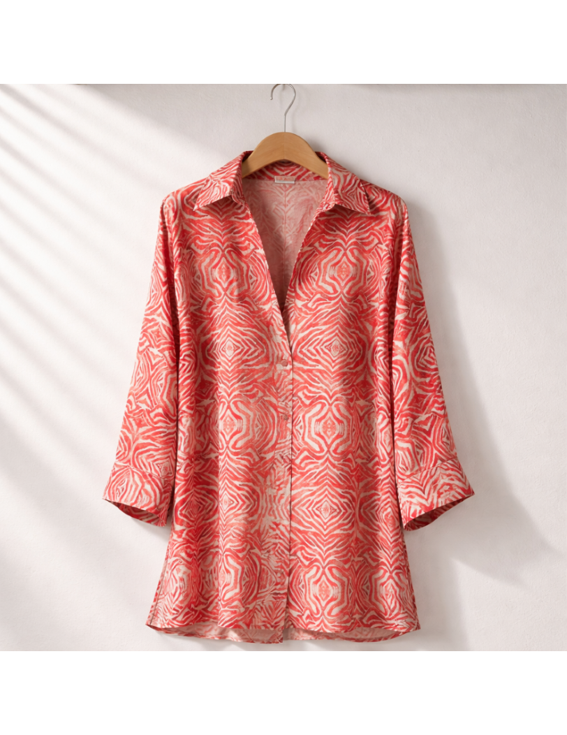 Samantha-Printed Shirt