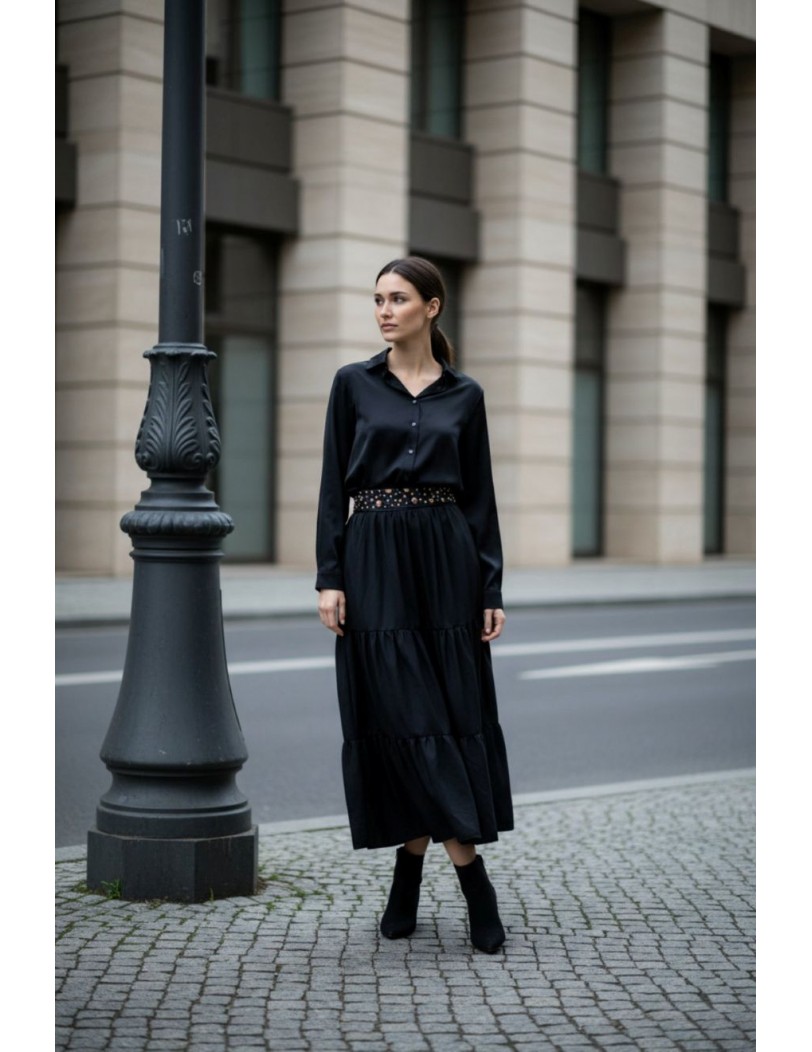 Suzanne-Μαύρο Μαξι Φόρεμα...