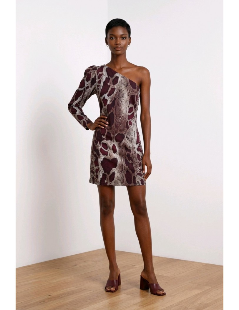 1016 animal print dress